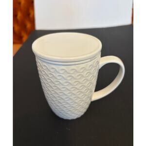 La Porcellana Bianca Momenti Infusion Mug Tea Strainer/Lid&Mug Set White